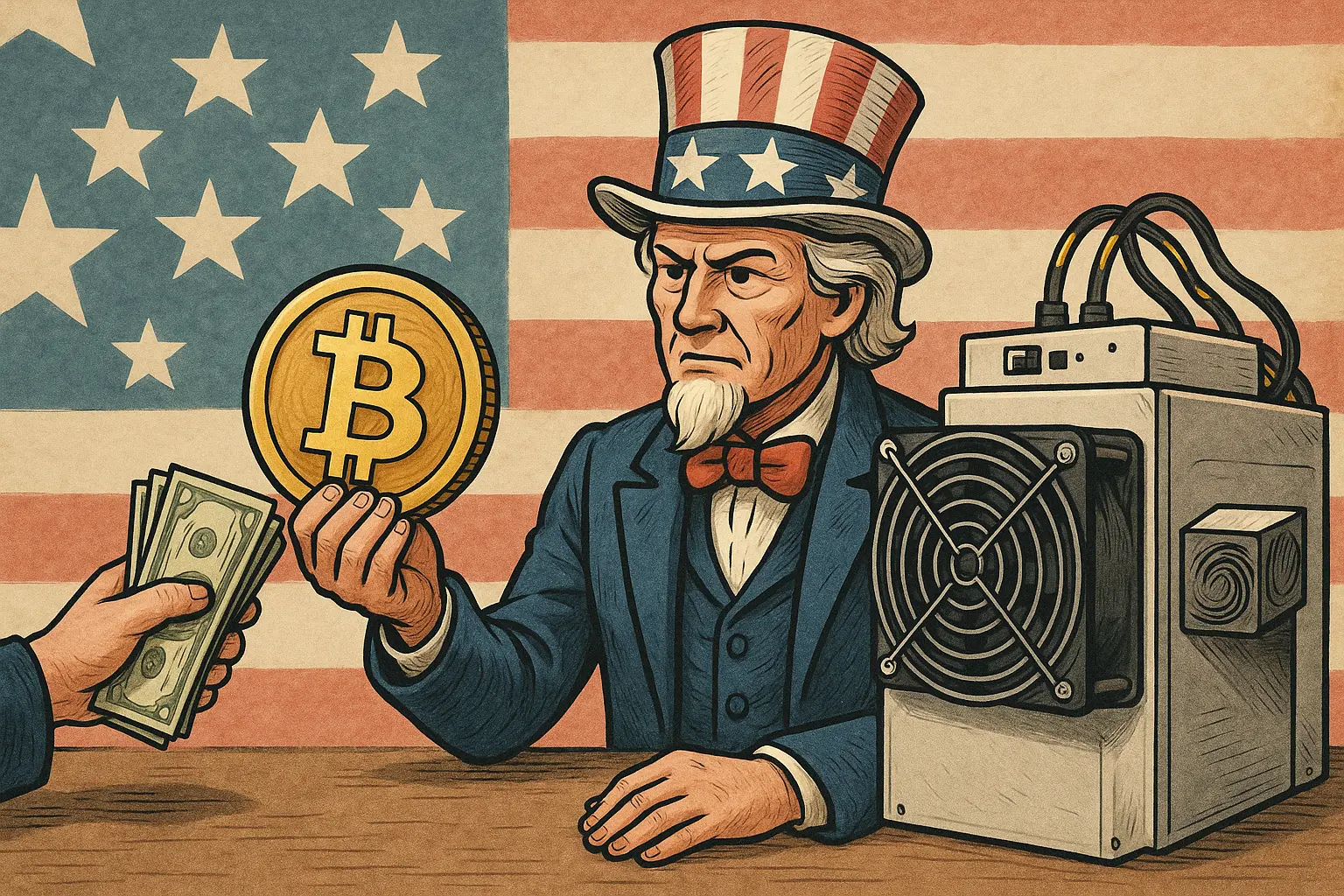 美国比特币以高估比特币抵押买矿机，隐含折扣达 44%