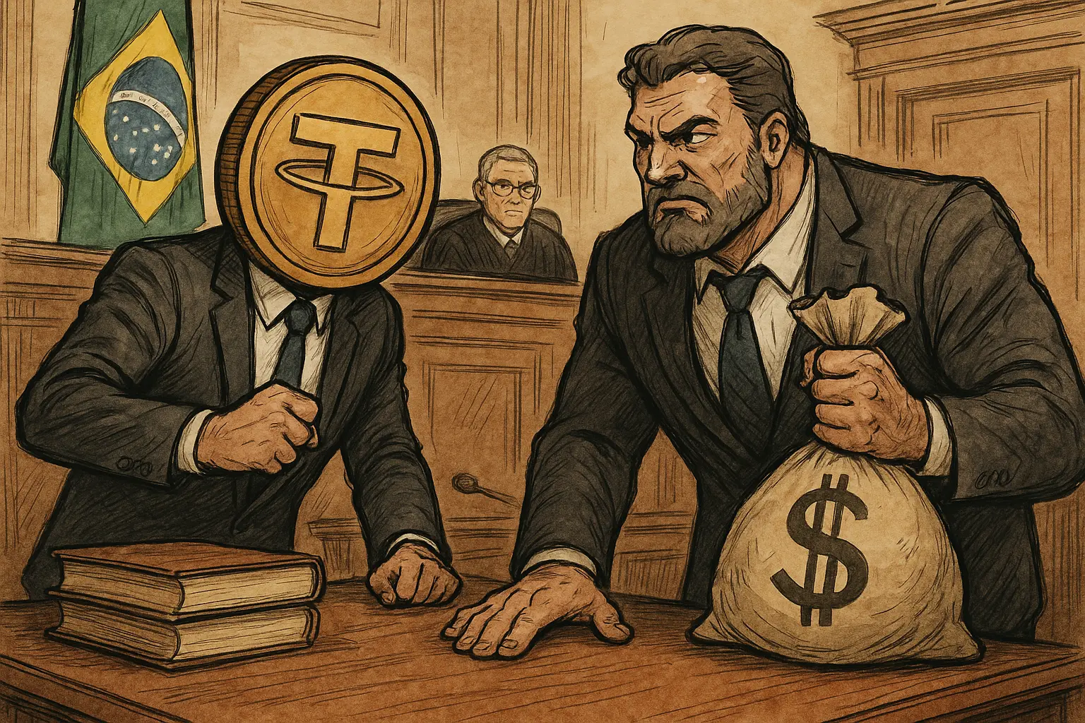 Tether 在巴西起诉 Titan Holding，追讨 3 亿美元违约贷款