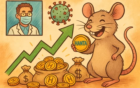 HANTA 迷因币价格涨逾 450%，WHO 评估汉坦病毒风险较低