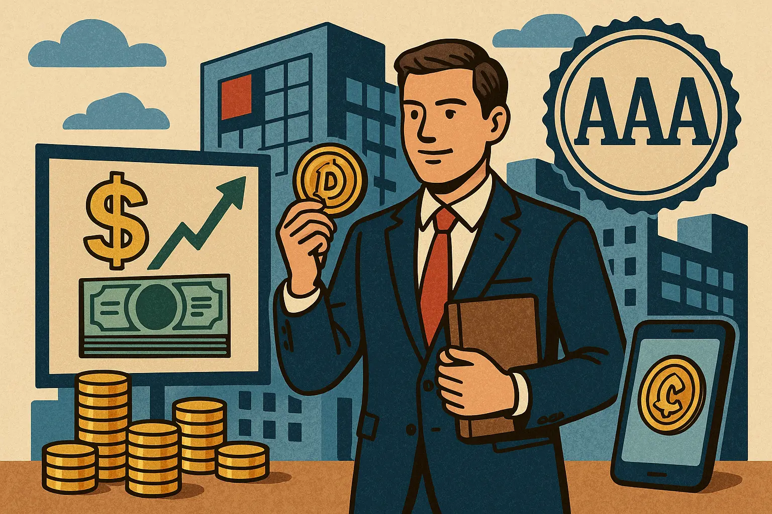 富达国际推出首只代币化货币市场基金，获穆迪最高评级 AAA-mf