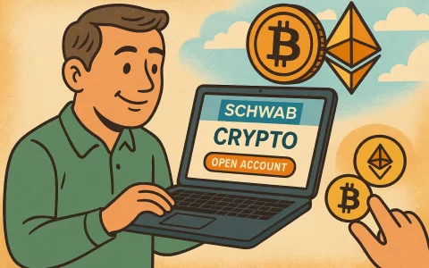 Schwab Crypto 帐户向零售客户上线，BTC 及 ETH 交易手续费 75 个基点