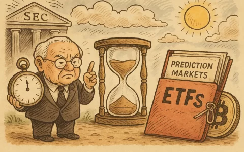 SEC 推迟 24 个预测市场 ETF，拿 Multi-Year Bitcoin ETF 的多年审批战作对比