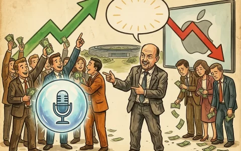 Jim Cramer：苹果股价先涨后跌，Siri AI 引爆“买入传闻”典型交易
