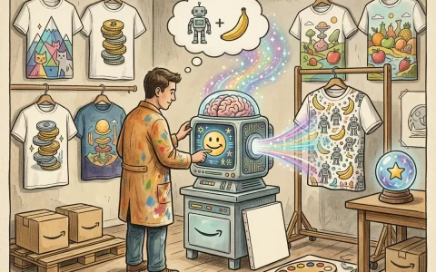亚马逊推出 AI 商品设计工具，文字提示生成 T 恤图案