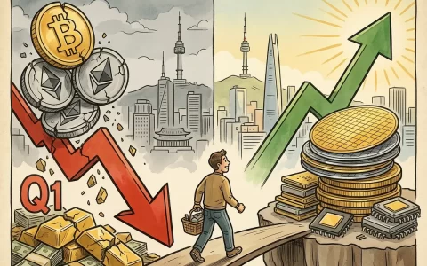 TRM Labs：韩国 Q1 加密交易量暴跌至 690 亿美元，散户转向半导体股票