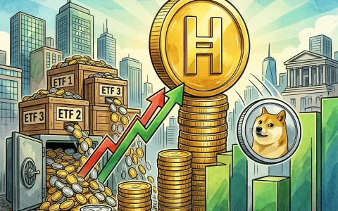 HYPE 市值 163 亿超 DOGE，三檔 ETF 单月净流入 1.72 亿