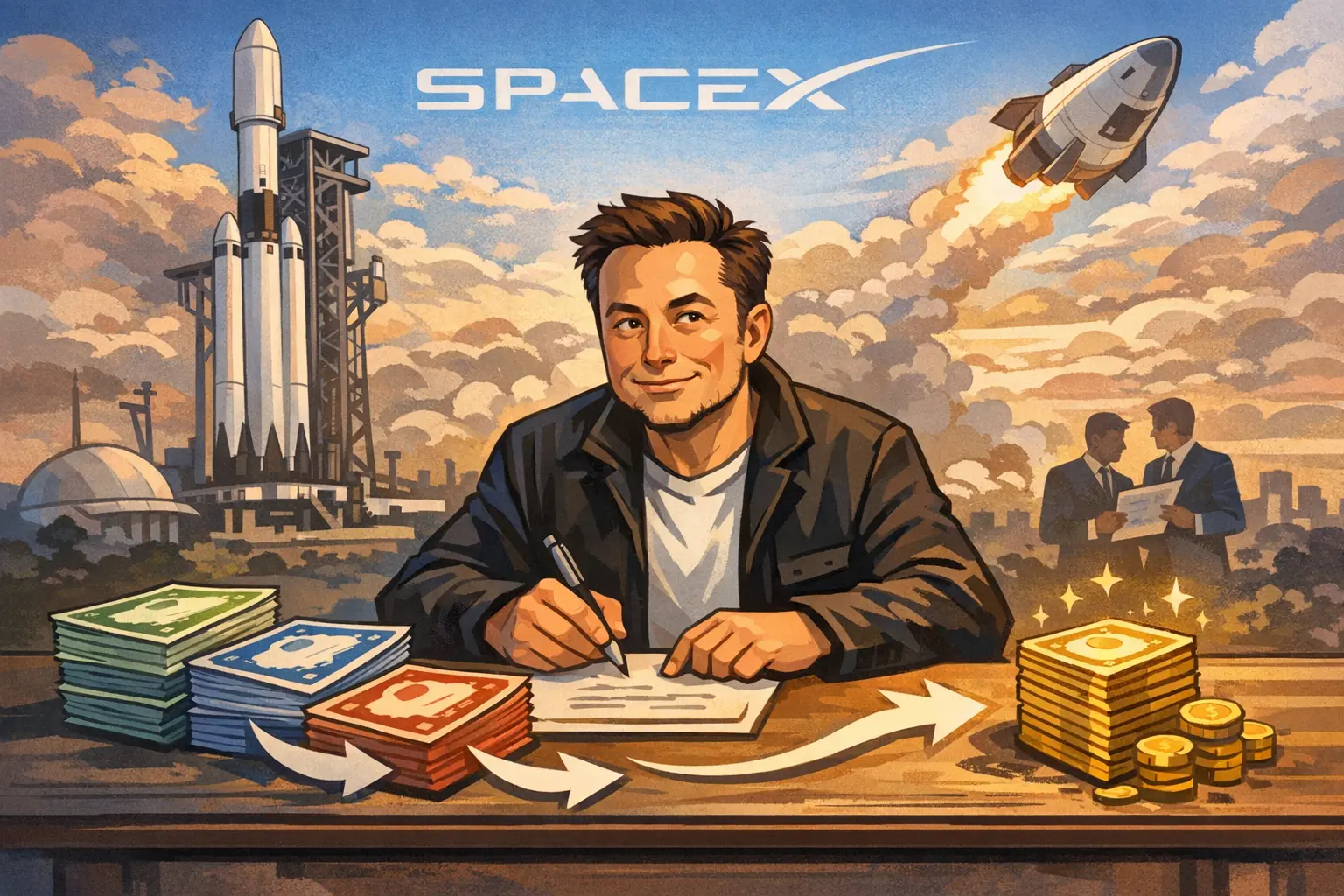 馬斯克SpaceX股權重組