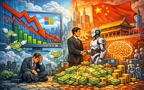 微软股价跌 3.79%，彭博披露中国 AI 最大客户年付 10 亿