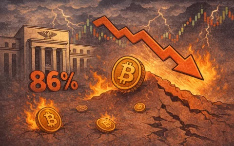 联准会加息预期升至 86%，比特币跌破 63000 美元