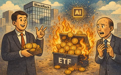 贝莱德建议 1-2% 比特币配置，但 AI 热潮导致比特币 ETF 连续 45 天流出