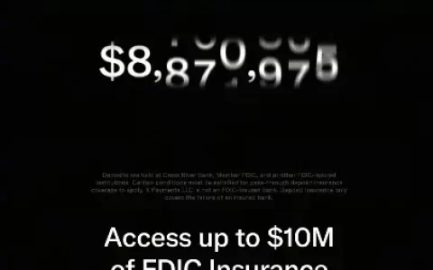 X 向 Premium+ 用户推出 X Money，FDIC 保额最高 1000 万美元
