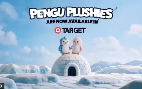 胖企鹅（Pudgy Penguins）毛绒玩具已登陆全美 Target，TCG 卡牌随后延续零售扩张