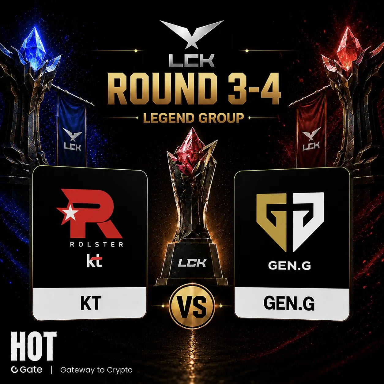 LCK 传奇组焦点战前瞻：KT 对阵 GEN，预测市场 32% vs 69% 胜率如何定价？